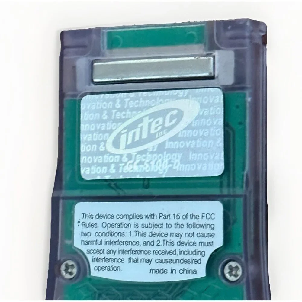 Intec 4 MB Memory Card Nintendo GameCube GC-5100-D Tested Very‎ Good Condition